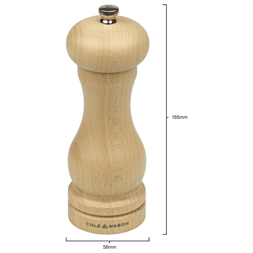 Cole&Mason - Moedor de pimenta CAPSTAN BEECH faia 16,5 cm