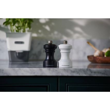 Cole&Mason - Moedor de sal grosso HOXTON 10,4 cm faia/branco mate