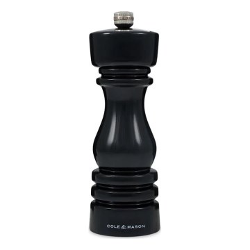 Cole&Mason - Moedor de sal grosso LONDON 18 cm faia/preto