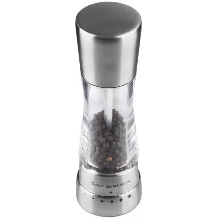 Cole&Mason - Moedor de pimenta DERWENT 19 cm cromo brilhante
