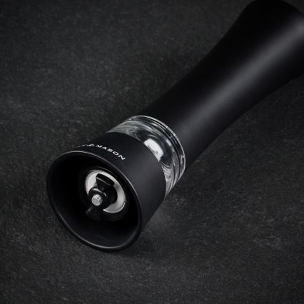 Cole&Mason - Moinho elétrico para sal ou pimenta BURFORD 4xAAA 18 cm preto