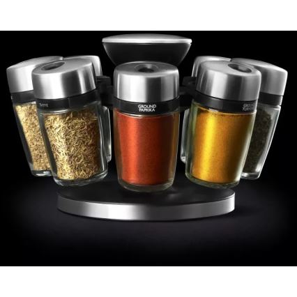 Cole&Mason - Suporte giratório para especiarias MASTER 9 peças