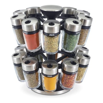Cole&Mason - Suporte giratório para especiarias MASTER 21 peças