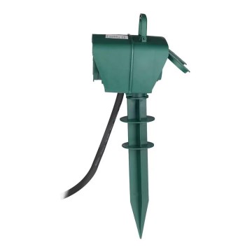 Coluna exterior com tomada SCHUKO 4Z 230V IP44