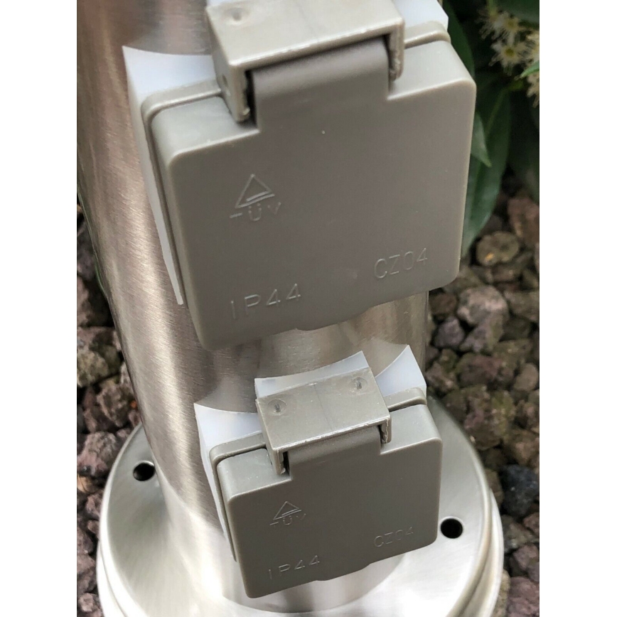 Coluna exterior com tomada SYDNEY 4Z SCHUKO 230V IP44