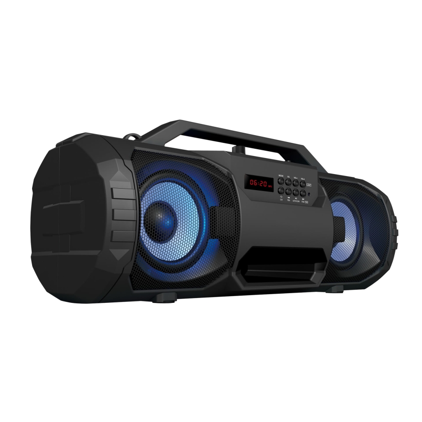 Coluna recarregável LED RGB 12W/2000 mAh