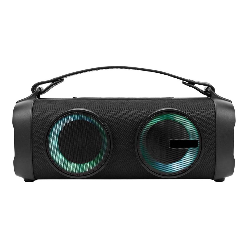 Coluna recarregável LED RGB 24W/3000 mAh IPX5