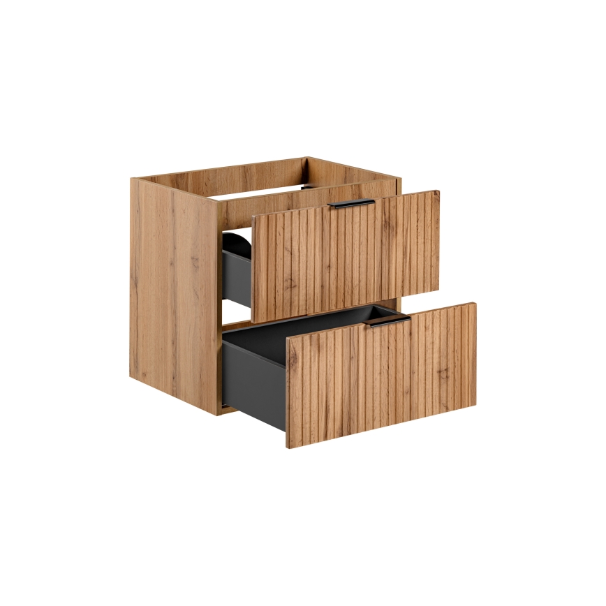 COMAD ADEL OAK 82-60-B-2S - Móvel para lavatório ADEL 57 x 60,2 cm, carvalho
