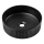 COMAD BEYOND 2 BLACK (E-6565) - Lavatório de encostar BEYOND diâmetro 36 cm cerâmica/preto mate