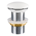 COMAD CLICK-CLACK T201-3 - Válvula de drenagem CLICK-CLACK diâmetro 7 cm branco brilhante
