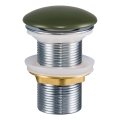 COMAD CLICK-CLACK T201MFG-3 - Válvula de drenagem CLICK-CLACK diâmetro 7 cm mate verde