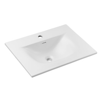COMAD SKY 1 60 DP MATT WHITE - Lavatório de embutir SKY 46x61 cm branco mate