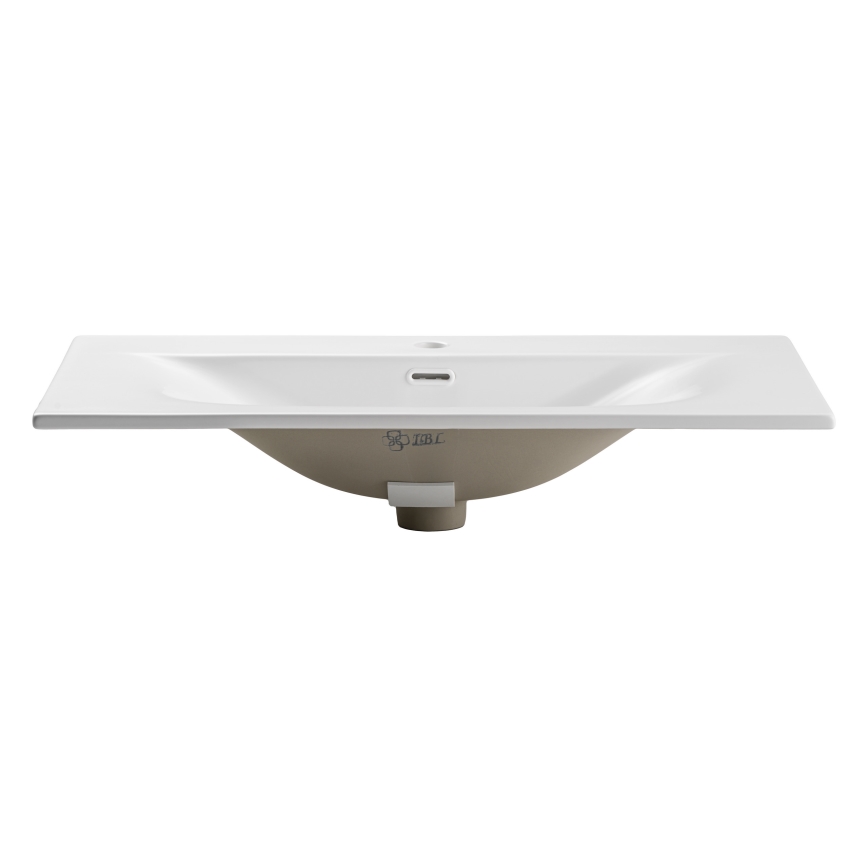 COMAD SKY 1 80 DP MATT WHITE - Lavatório encastrado SKY 46x81 cm branco mate