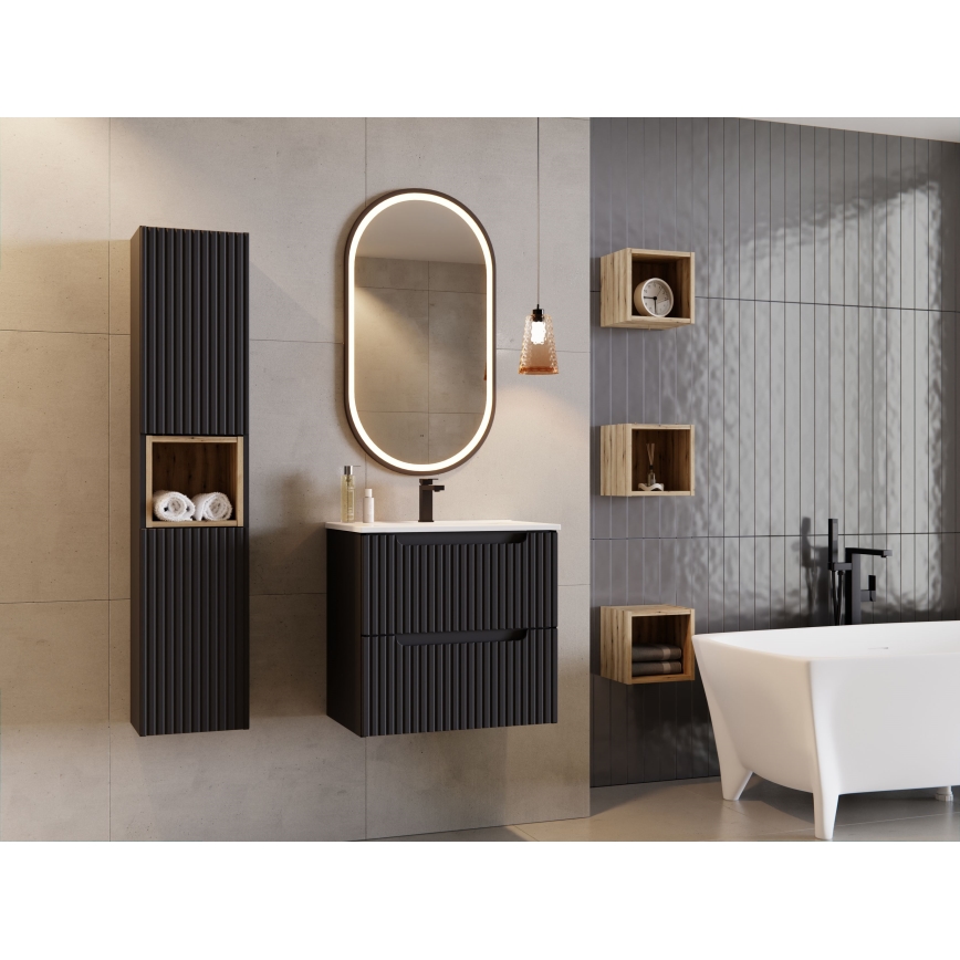 COMAD UM-2050RB DANCE 50 DP - Lavatório embutido DANCE 52x40 cm cerâmica/branco mate