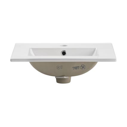 COMAD UM-2050RB DANCE 50 DP - Lavatório embutido DANCE 52x40 cm cerâmica/branco mate