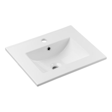 COMAD UM-2050RB DANCE 50 - Lavatório embutido DANCE 52x40 cm cerâmica/branco brilhante