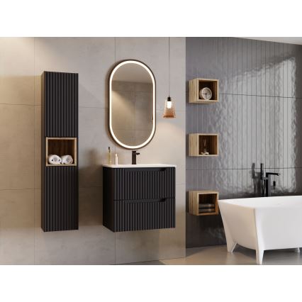 COMAD UM-2060RB DANCE 60 - Lavatório embutido DANCE 62x40 cm cerâmica/branco brilhante