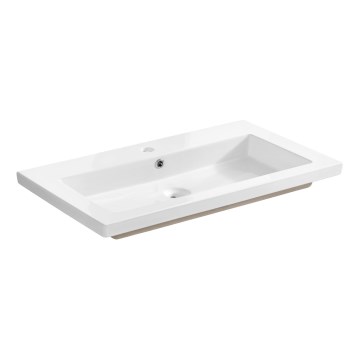 COMAD UM-8070 SPIRIT 80 DP - Lavatório encastrado SPIRIT 46x81 cm branco