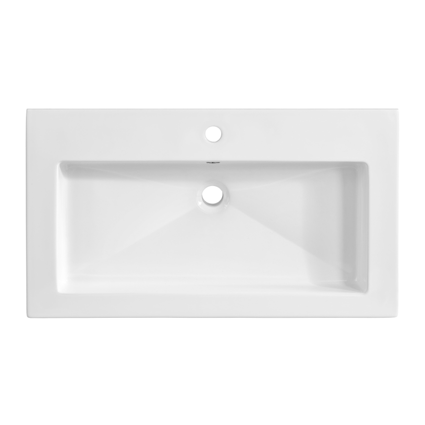 COMAD UM-8070 SPIRIT 80 DP - Lavatório encastrado SPIRIT 46x81 cm branco