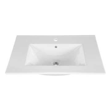 COMAD UM-CFP LAVA 50D - Lavatório embutido LAVA 51x46 cm cerâmica/branco brilhante