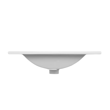 COMAD UM-CFP LAVA 60D - Lavatório embutido LAVA 61x46 cm cerâmica/branco brilhante
