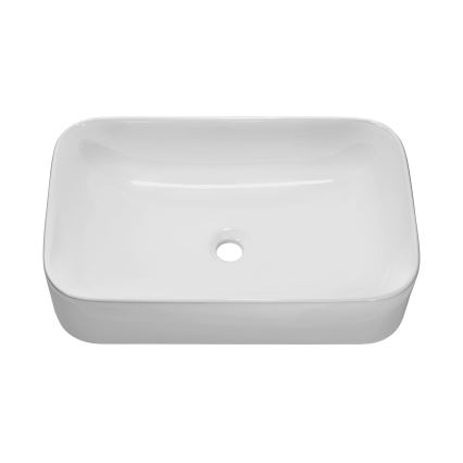 COMAD UN-KATI60-SW 7857B(60) - Lavatório de encostar KATI 61x38 cm cerâmica/branco brilhante