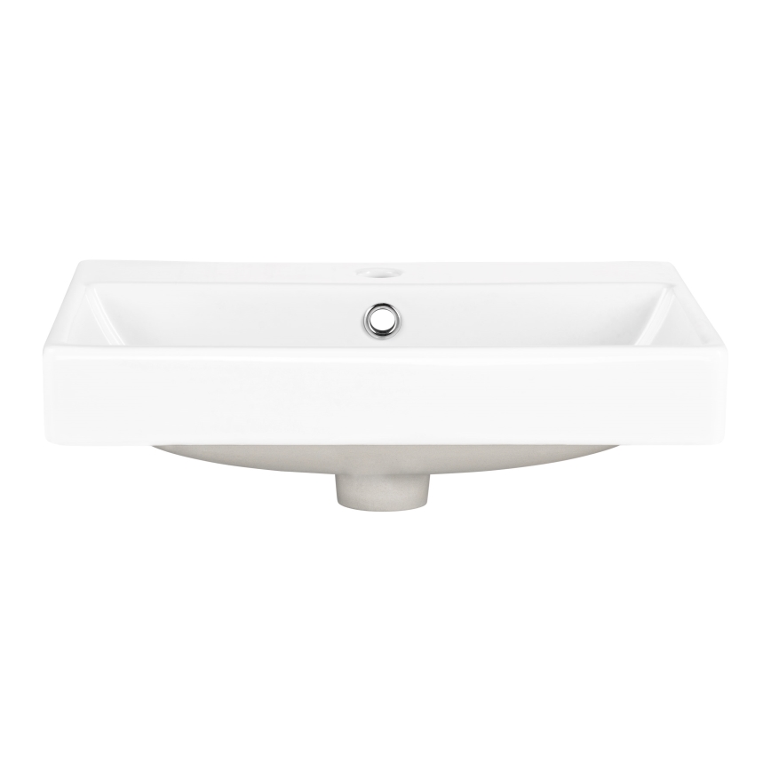 COMAD UN-RITA-GW-60 - Lavatório de encostar RITA 60x40 cm cerâmica/branco brilhante