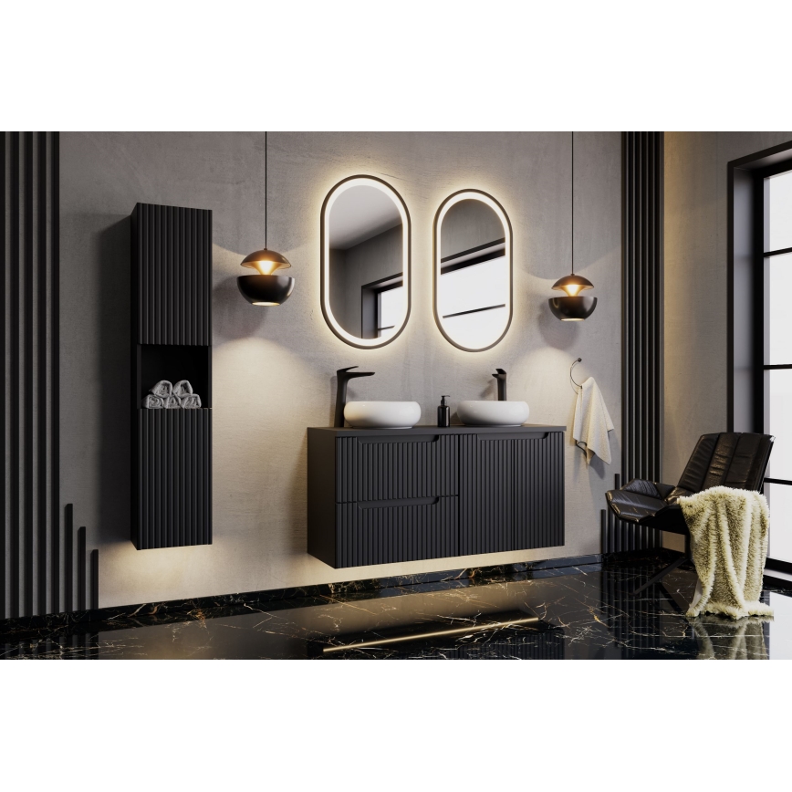 COMAD UN-WIKI-SW - Lavatório de bancada WIKI diâmetro 36 cm cerâmica/branco brilhante