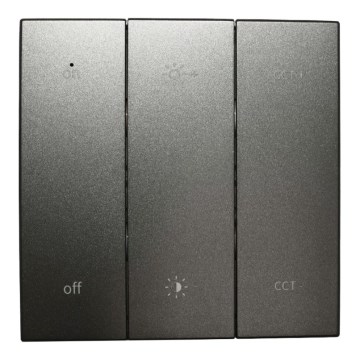 Comando remoto de parede SHAPE 2xAAA preto