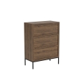 Cômoda ALIN 80x40 cm castanha