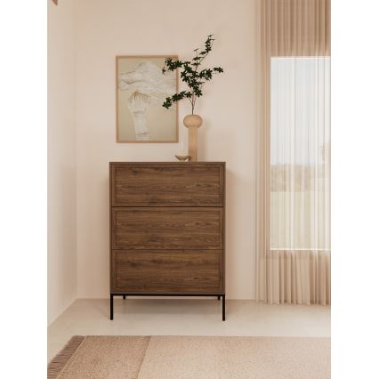 Cômoda ALIN 80x40 cm castanha
