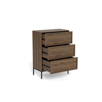 Cômoda ALIN 80x40 cm castanha