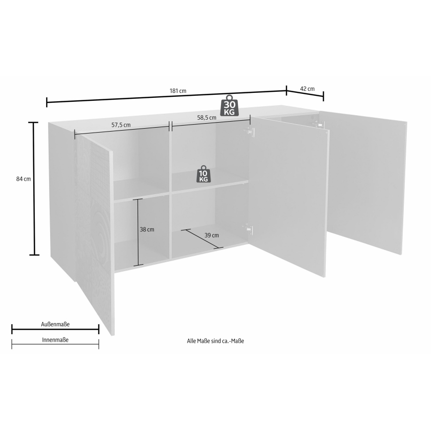 Cômoda ARIA antracite