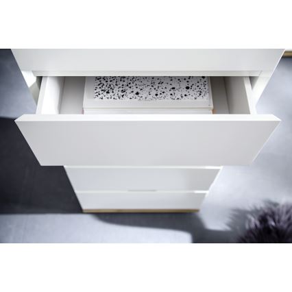 Cômoda ARVI branca/carvalho