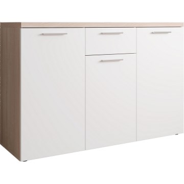 Cômoda BRUNO Carvalho Sonoma/Branco