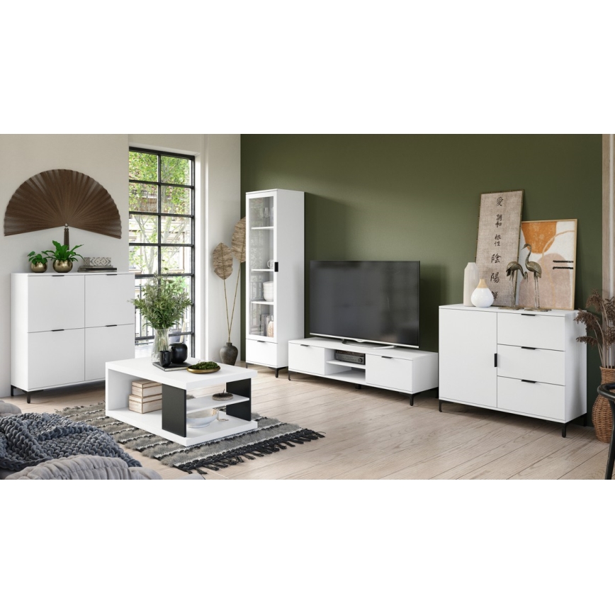 Cômoda com gavetas LORA branca