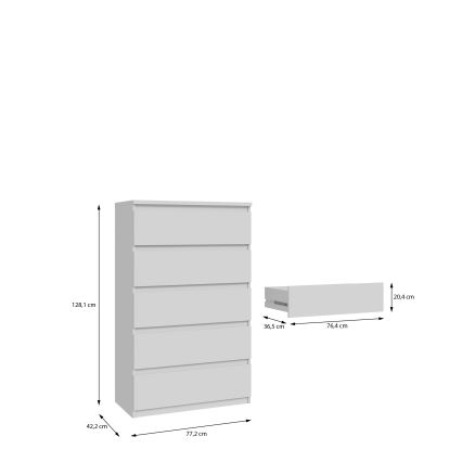 Cómoda com gavetas MAO branca