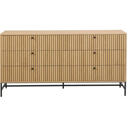 Cômoda com gavetas OLIVIA — carvalho