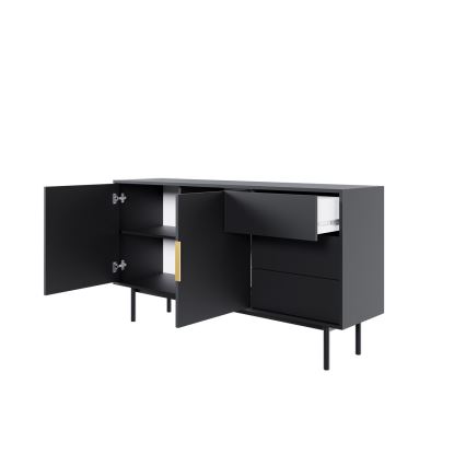 Cômoda ELI 154x82x39 cm preta