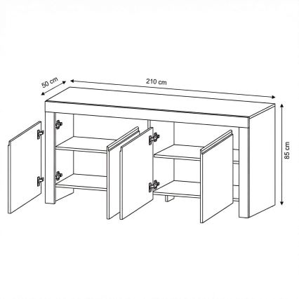 Cômoda FINERA branca
