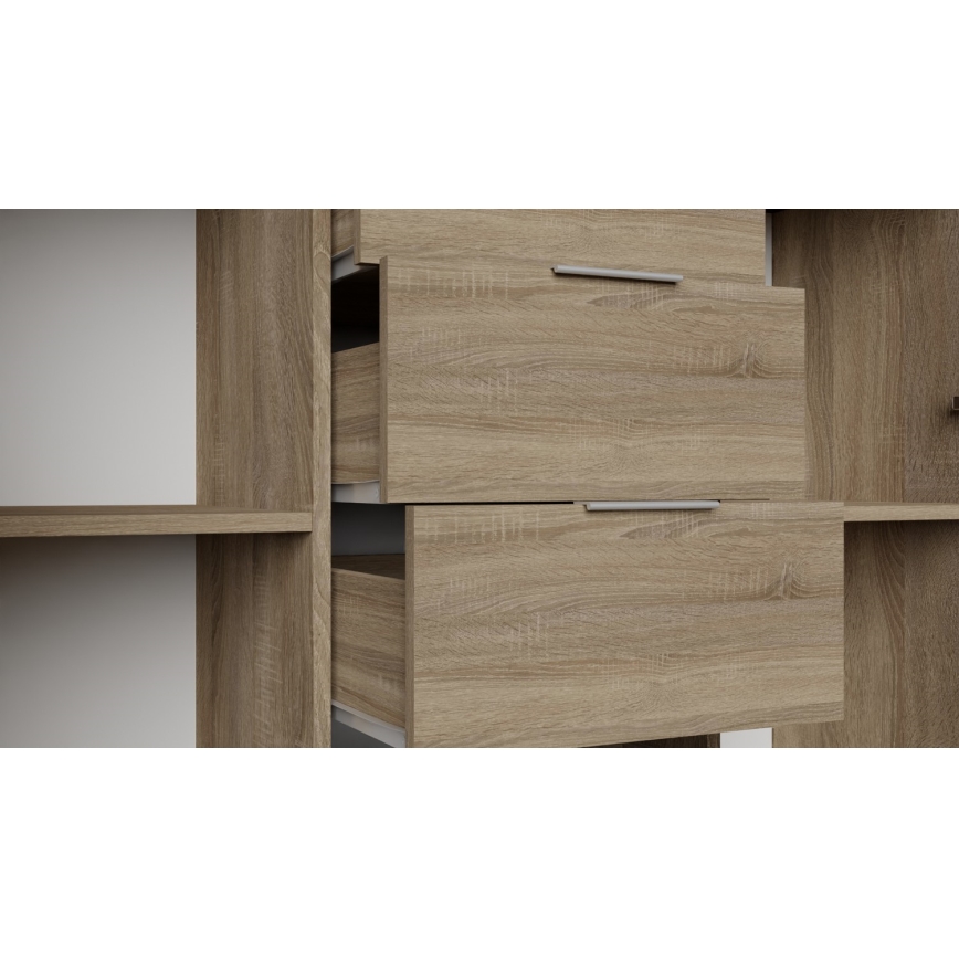 Cômoda HOPE 120x78x35 carvalho sonoma