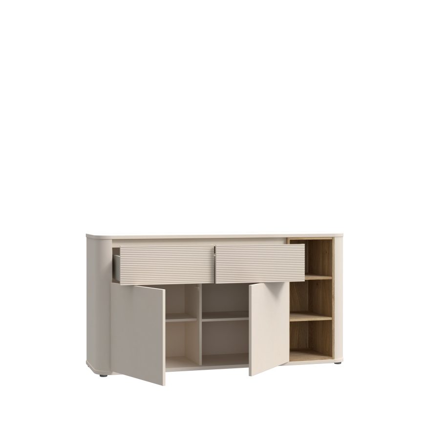 Cómoda INAR bege/carvalho