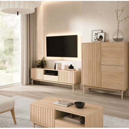 Cômoda KIOTO 106x130x37 cm carvalho Cremona
