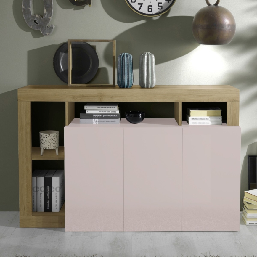 Cômoda LENOR caxemira/castanho