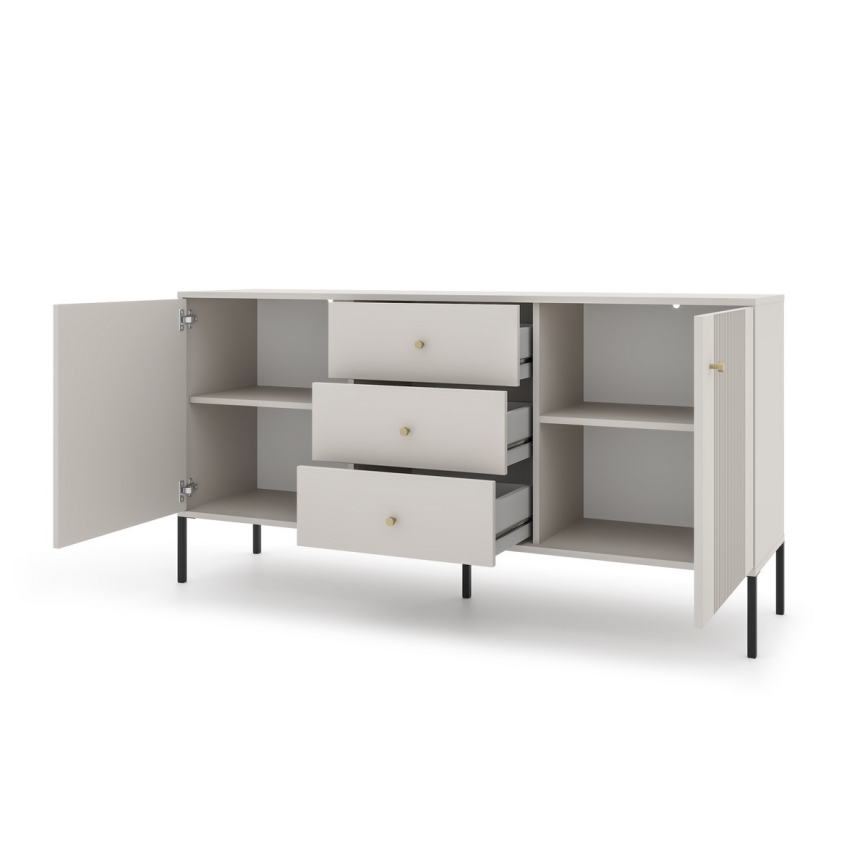 Cômoda LUE bege/preta