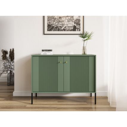 Cômoda LUE verde/preta