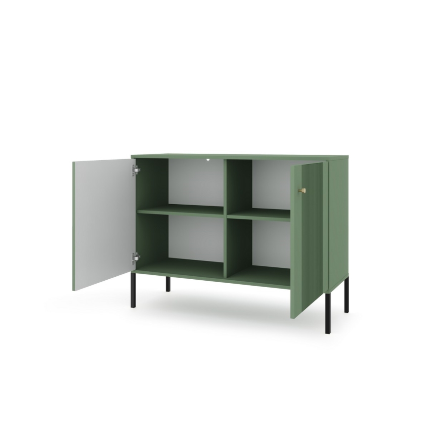 Cômoda LUE verde/preta
