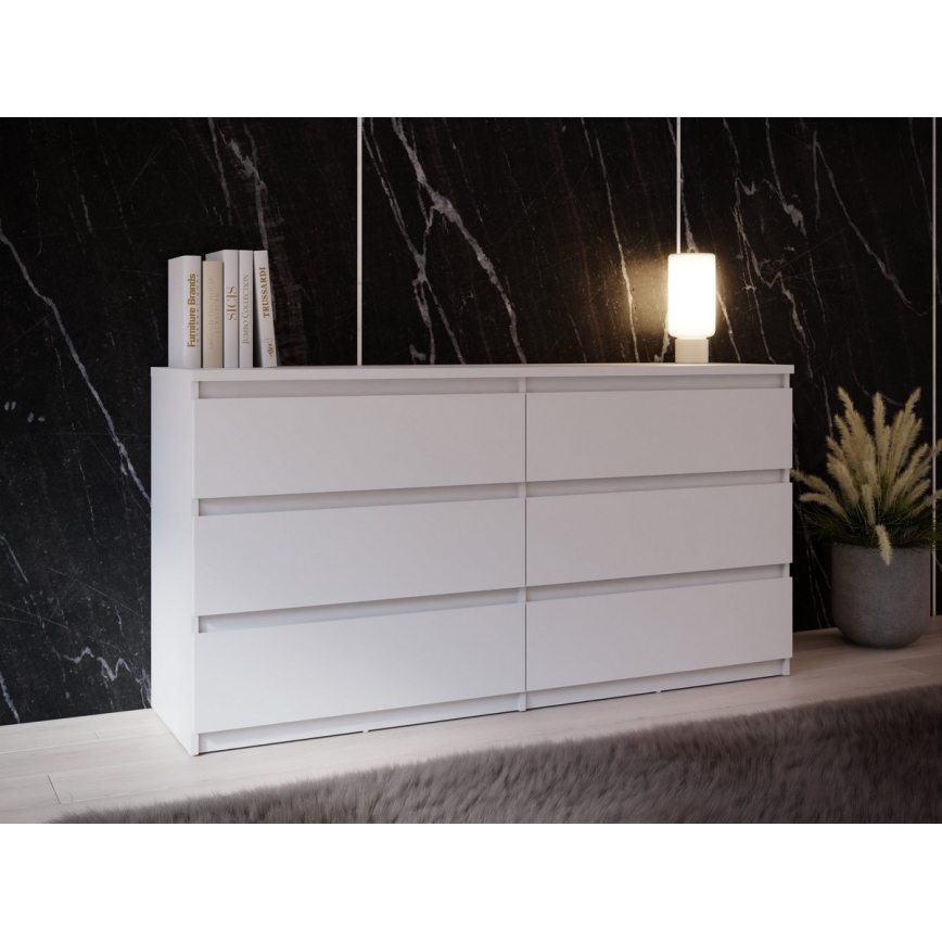 Cómoda MAO com gavetas, branca