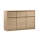 Cómoda MIYABI 138x86x40 cm carvalho Cremona
