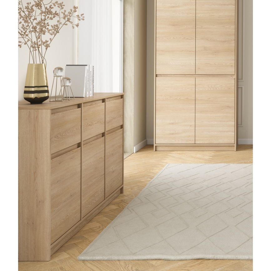Cómoda MIYABI 138x86x40 cm carvalho Cremona